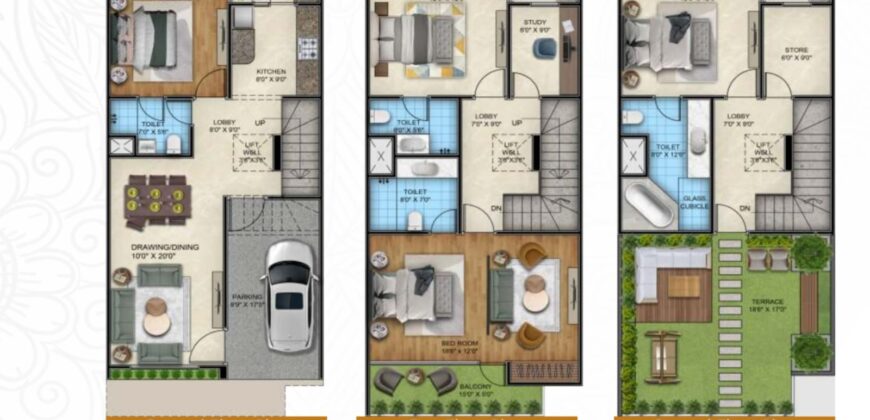 4 BHK ULTIMA-107