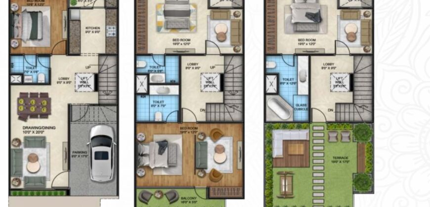 4 BHK ULTIMA-107