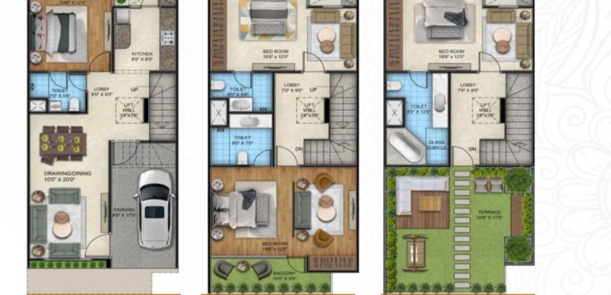 4 BHK ULTIMA-107